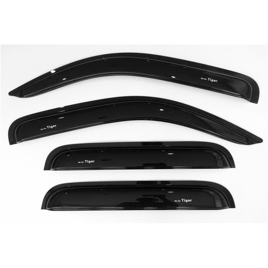 กันสาด TIGER 4ประตู ดำเข้ม RICH