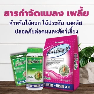 สตาร์เกิล จี 1กก. กำจัดแมลง ฆ่าเพลี้ย หนอน แมลงหวี่ มด ด้วง สำหรับผัก ไม้ดอกไม้ประดับ แคคตัส ปลอดภัยไม่เป็นพิษ สตาเกิล