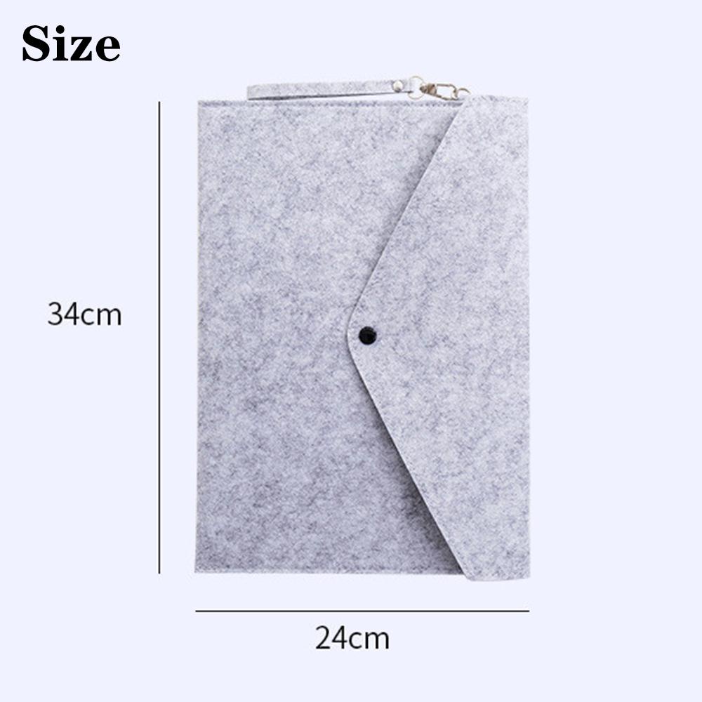 KENTON Simple Felt Folder Business Filing Documents Felt File Bag ...