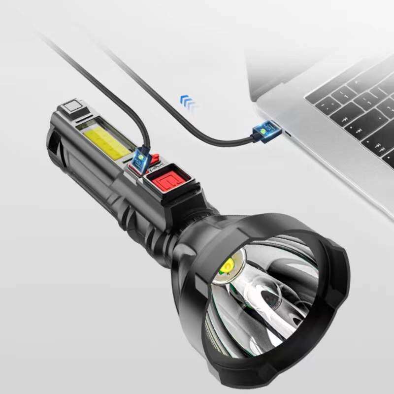 RV169888 ไฟฉายแรงสูง USB Charging Flashlight OSL+COB blub ให้ความสว่างมาก น้ำหนักเบา BL-830 ราคา ถูกที่สุด ดีลบีเคเค แกลเลอรีภาพที่ 6