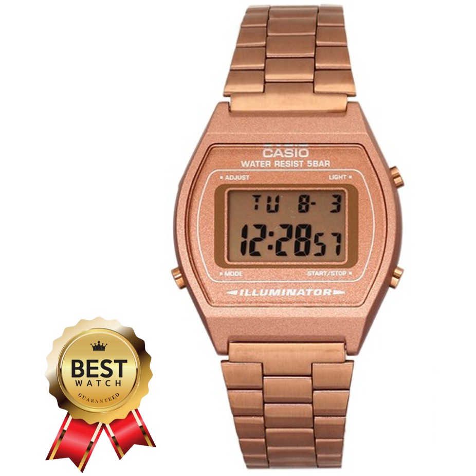 Casio Classic Rose Gold รุ่น  B640WC - 5A นาฬิกาข้อมือของแท้ 100% พร้อมรับประกัน 1 ปีเต็ม