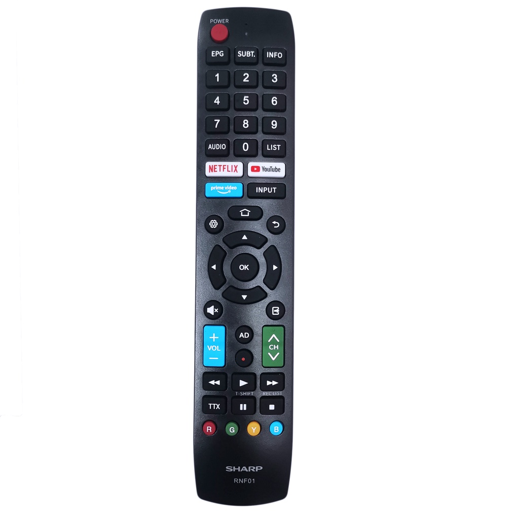 ใหม่ RNF01 สําหรับรีโมทคอนโทรลสมาร์ททีวี Netflix Youtube Prime Video