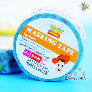 Disney Masking Tape เทปตกแต่ง ดินีย์ แท้ เทปกาวกระดาษญี่ปุ่นเนื้อบางทนทาน เหนียวแต่ไม่หนึบ ลอกออกได้ไม่ทิ้งคราบ