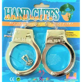 กุญแจมือตำรวจ กุญแจมือของเล่น กุญแจมือ ของเล่นตำรวจ ตำรวจ ของเล่น Police Handcuffs / Shackle / Handcuff Toy