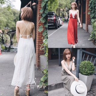 maxi dress โชว์หลัง