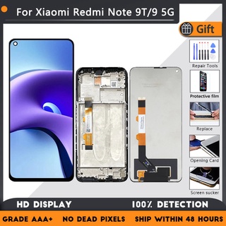 หน้าจอแสดงผล LCD และแผงดิจิไทเซอร์สัมผัส แบบเปลี่ยน สําหรับ Xiaomi Redmi Note 9T J22 Redmi Note 9 5G