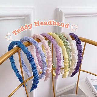 Sister’s Thing Studio ♡︎Teddy Headband♡︎ ที่คาดผมซาตินแบบหุ้มก้าน