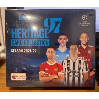 พร้อมส่ง !!! 2021-22 Topps Merlin 97 Heritage UEFA Champions League Box (1 กล่อง) SEALED