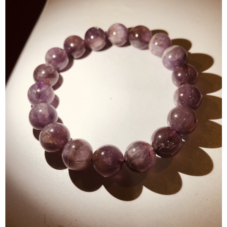 คริสตัลธรรมชาติ - 紫手(Amethyst Rutilated Quartz)