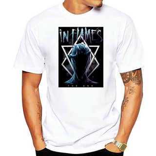 เสื้อยืด ลาย FLAMES The End หลายขนาด วงดนตรีโลหะ NationS-5XL