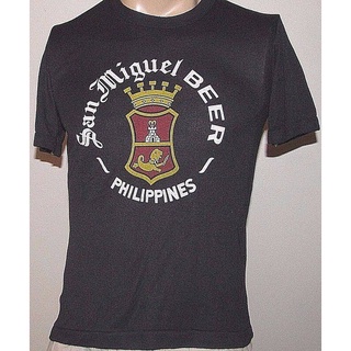 Wanyg True Vtg 1970S Club Mondo San Miguel Beer Philippines R P เสื้อยืดลําลอง สําหรับผู้ชาย แขนสั้น พิมพ์ลาย FatherS