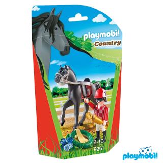 Playmobil 9261  Country Jockey แอ็คชั่นฟิกเกอร์  คันทรี นักขี่ม้า