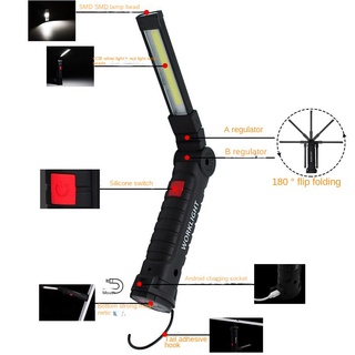 ไฟฉาย Led แบบแม่เหล็ก อเนกประสงค์ ชาร์จไฟได้ สําหรับรถยนต์