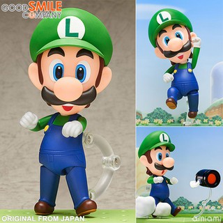 Nendoroid งานแท้ Original เนนโดรอยด์ ฟิกม่า Good Smile Super Mario ซูเปอร์มาริโอ เกมชุด มาริโอ Luigi ลุยจิ