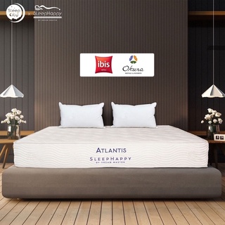 🔥ถูกกว่า🔥 SleepHappy 6ฟุต รุ่น Atlantis (แน่น) ที่นอนโรงแรมพ็อกเก็ตสปริงในกล่อง ที่นอนเพื่อสุขภาพ หนา 10นิ้ว