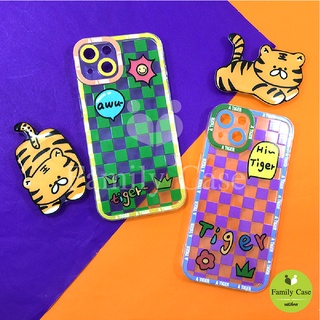 Realme C35 เรียวมี ซี35 เคสนิ่มใสกันกล้อง มุมตัด เคสมือถือซิลิโคน TPU ฟรี Griptok ลายเสือน่ารัก