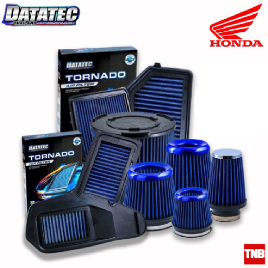 Datatec กรองอากาศ Honda ฮอนด้า PCX 150 Click Forza 300 กรองซิ่ง กรองมอไซค์ ไส้กรองอากาศ Tornado Air Filter