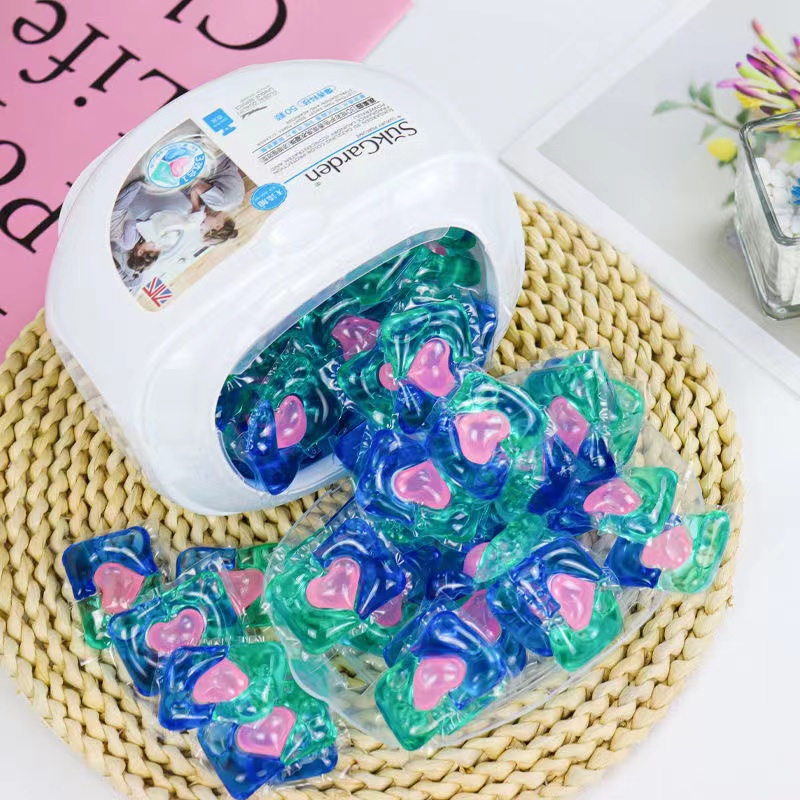 [ พร้อมส่ง ] เจลบอลซักผ้า 50 เม็ด ลูกบอลซักผ้า น้ำยาซักผ้า สะอาดหอมมากๆ