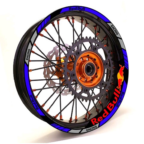 สติ๊กเกอร์ล้อ Supermoto KTM, KLX, CRF, WR155R, D-TRACKER RING 17