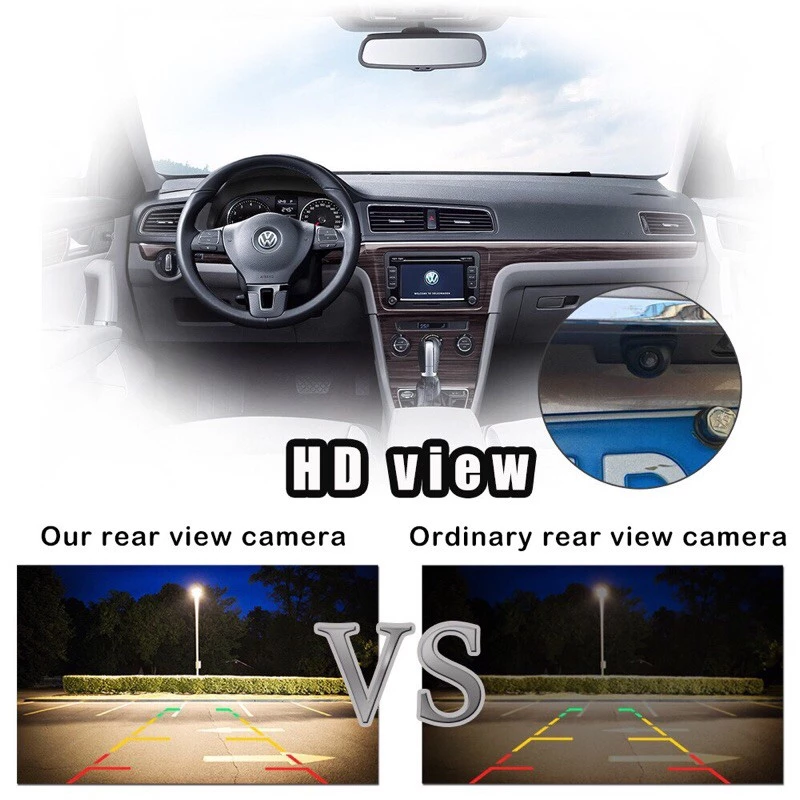 กล้องถอยหลังติดรถยนต์ HAT CAMERA  สีดำ thumbnail 7