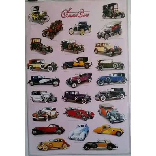 poster @28 classic car รูปภาพ รถยนต์โบราณ