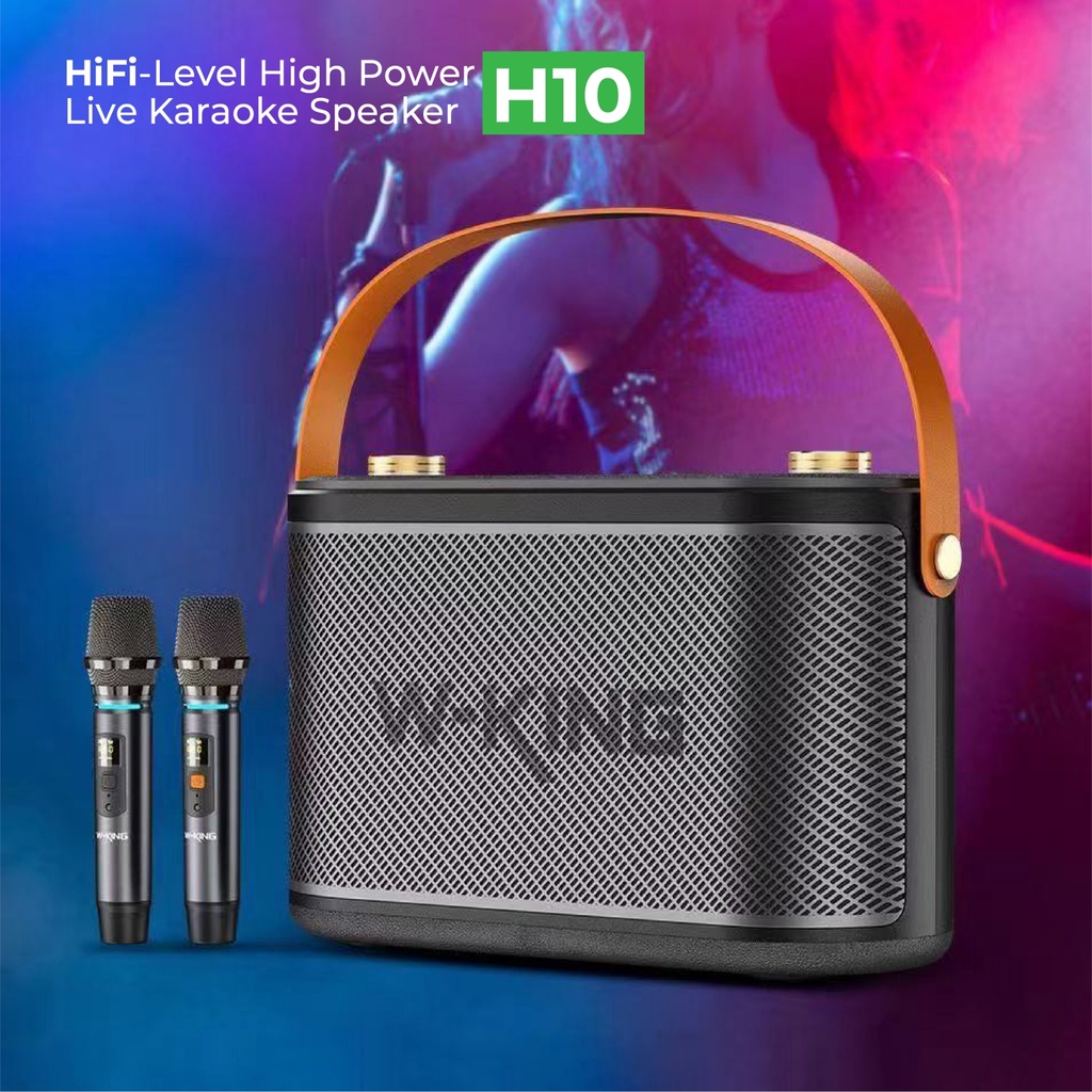 🔥รุ่นใหม่ล่าสุด🔥 W-king H10 / H10S ลำโพง ลำโพงบลูทูธ กำลังขับ 120W เบสแน่น Bluetooth Speaker ลำโพงไร้สาย แถม ไมโครโฟน