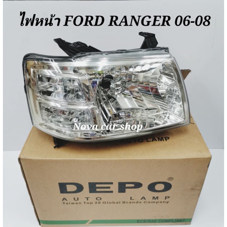 DEPO​ ไฟหน้า​ FORD​ RANGER​ 2006​ 2007​ 2008​ DEPO