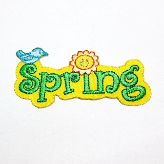 [ ตัวรีดติดเสื้อ ลาย ฤดูใบไม้ผลิ ดอกไม้ นก ] Spring Patch DIY งานปักตกแต่ง ตัวรีด ติดเสื้อ เด็ก ยีนส์ อาร์ม น่ารัก สวยๆ