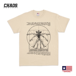 เสื้อยืดโอเวอร์ไซส์Stranger Things - Vitruvian Demogorgon II | เสื้อยืด พิมพ์ลายภาพยนตร์S-4XL