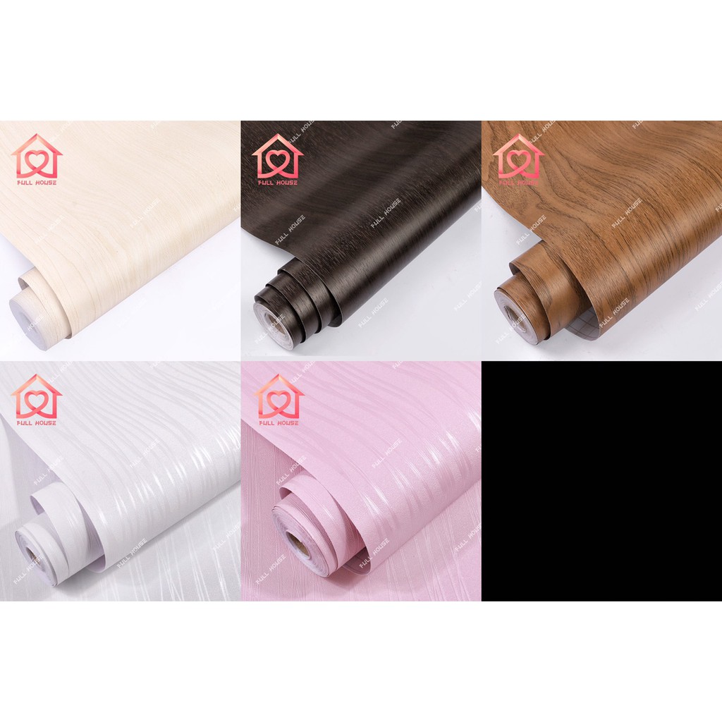 💋พร้อมส่ง wallpaper  45 ซม. x 10 เมตร วอลเปเปอร์ สติ๊กเกอร์ติดผนัง มีกาวในตัว ติดเองได้ รูปที่ 6