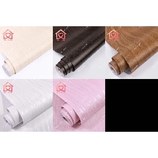 💋พร้อมส่ง wallpaper 45 ซม. x 10 เมตร วอลเปเปอร์ สติ๊กเกอร์ติดผนัง มีกาวในตัว ติดเองได้