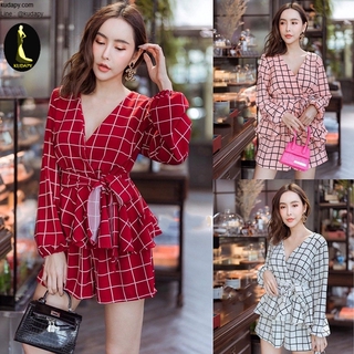 kudapy เชทเสื้อเชิ้ตคอวีแขนยาวทรงกิโมโน