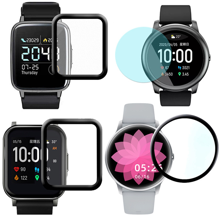 เหมาะสําหรับ Xiaomi Youpin haylou Solar Watch ฟิล์มป้องกัน LS01/LS05/LS02 ฟิล์มนิรภัย Xiaomi KW66 ฟิ