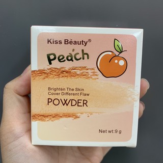 แป้งพัฟลูกพีช kiss Beauty 9g