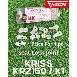 (Tushima) อุปกรณ์เชื่อมต่อล็อคที่นั่งด้านหลัง แบบพลาสติก Kriss Kawasaki KRZ K1 KRZ150