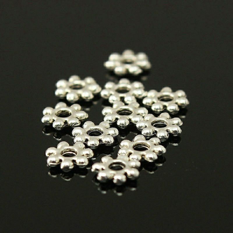 ที่คั่นลูกปัด โลหะ5mm(50ชิ้น)สไตส์ทิเบต ส่งจากไทย - รูปที่ 3