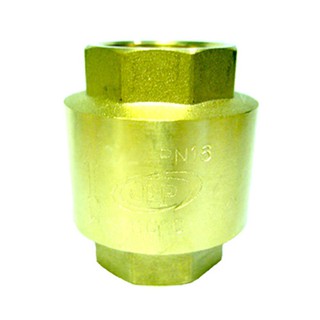 เช็ควาล์ว เช็ควาล์วสปริง PP 1/2 นิ้ว สีทอง วาล์วน้ำ งานระบบประปา SPRING CHECK VALVE PP 1/2" GOLD