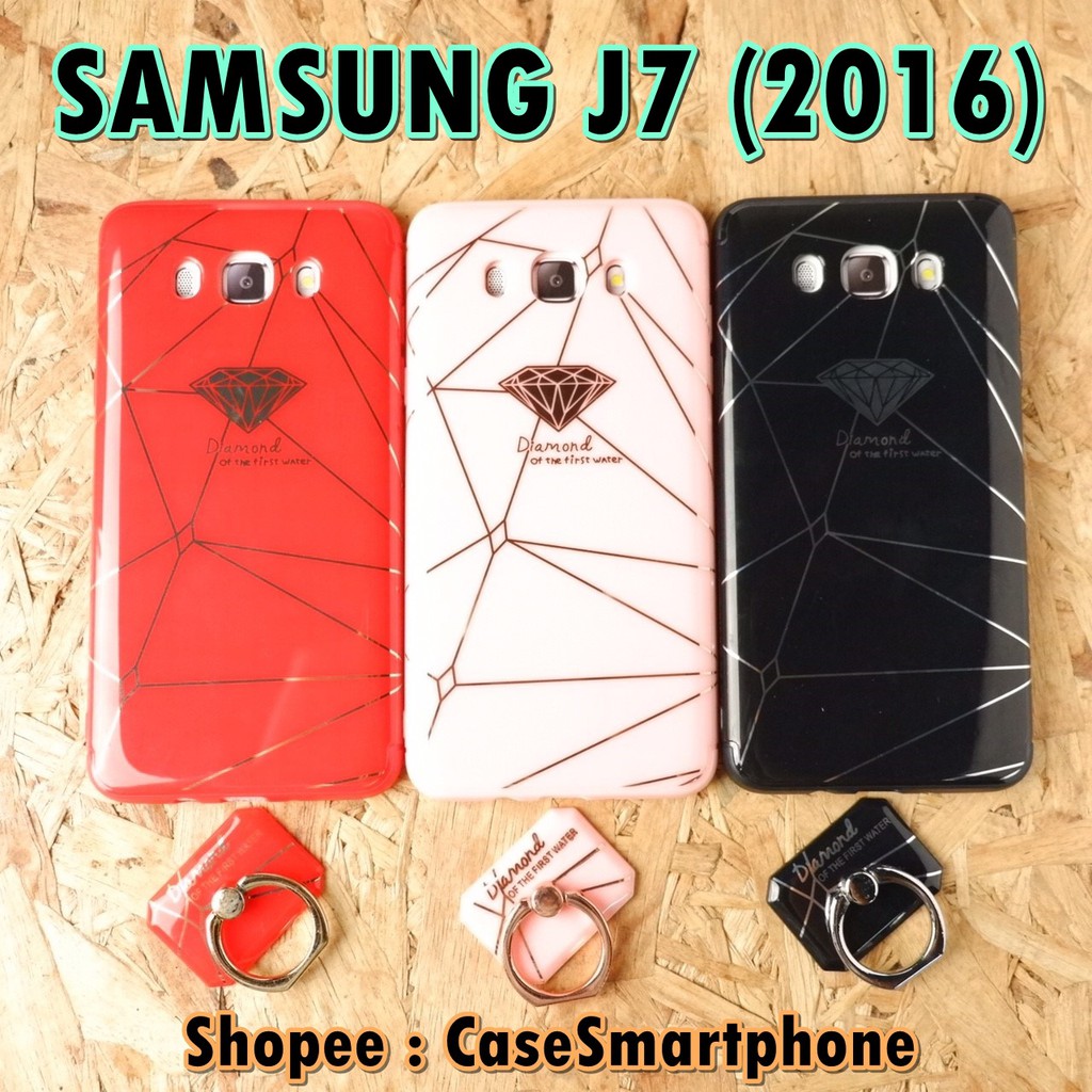 SAMSUNG J7 (2016) เคสDimi ลายเพชร มีแหวน  เคสเพชร j72016