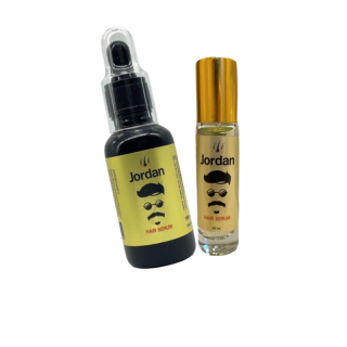 Jordan จอร์แดน 10 ml. ปลูกหนวดเครา คิ้ว ผม สารสกัดโสม ขิง ใบบัวบก