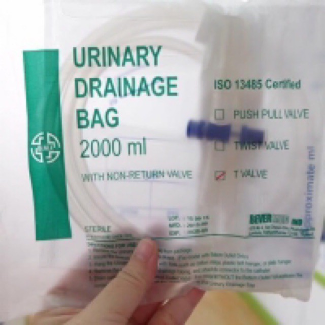 ถุงปัสสาวะ URINE BAG เทล่าง