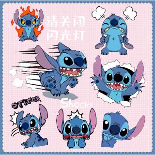 【พร้อมส่ง!】สติกเกอร์สะท้อนแสง ลายการ์ตูน Stitch น่ารัก กันน้ํา สําหรับติดตกแต่งรถยนต์ รถจักรยานยนต์ สกูตเตอร์