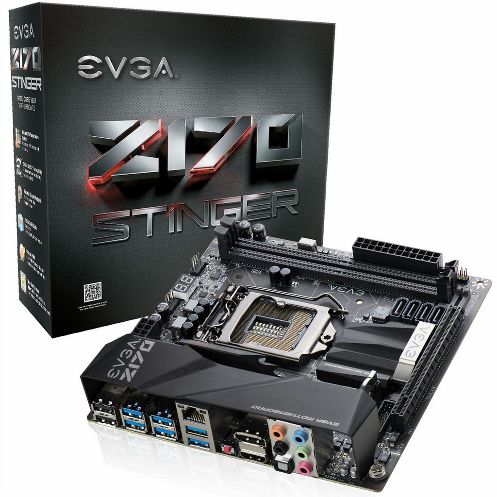 Mainboard EVGA Z170 Stinger Mini-ITX LGA1151 พร้อมส่ง
