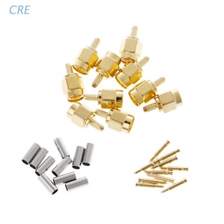 Cre 10 ชิ้น Sma Male Plug Crimp Rg174 Rg316 Lmr100 สายเคเบิ้…