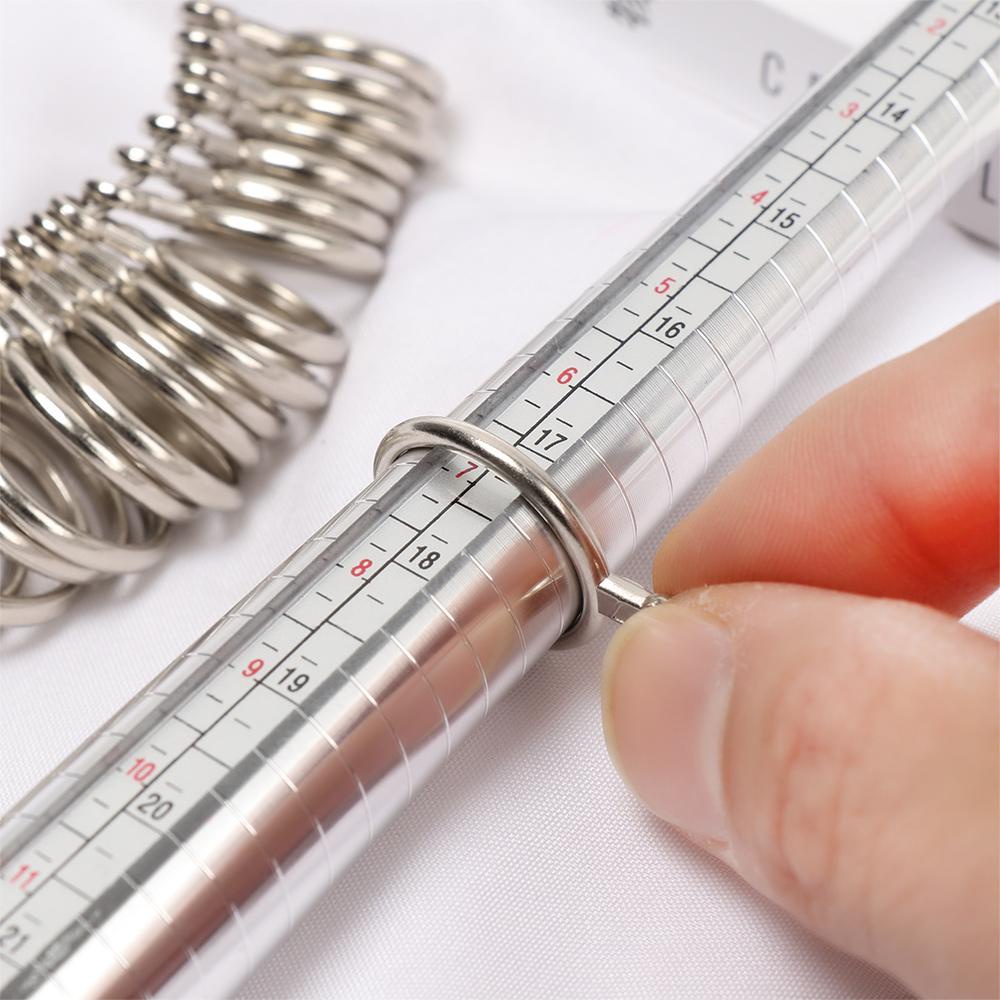 BEBETTFORM Accessories Jewelry Measure Tool Metal US Size Finger Ring