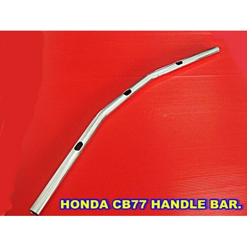 HANDLE BAR "STAINLESS STEEL" (22 mm.) Fit For HONDA 250 305 SUPERHAWK CB77 // แฮนด์รถ สเตนเลส