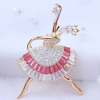 Miss Earring เข็มกลัดเพชรสาวน้อยบัลเล่ย์ Ballerina Princess Brooch