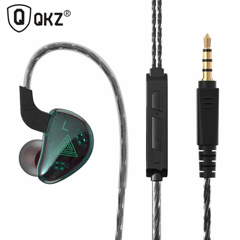 หูฟัง QKZ รุ่น AK9 in ear Stereo สายยาว 1.2 เมตร Small Talk เสียงดี เบสแน่น ไมด์โคโฟน