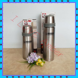 ชื่อ  : ZEBRA VACUUM FLASKS PREMA 2 พรีม่าทู ,Zebra mug 450,1000 ml, 2 pcs. ถ้วยน้ำสุญญากาศ ม้าลาย แก้วน้ำ สุญญากาศ Zebr