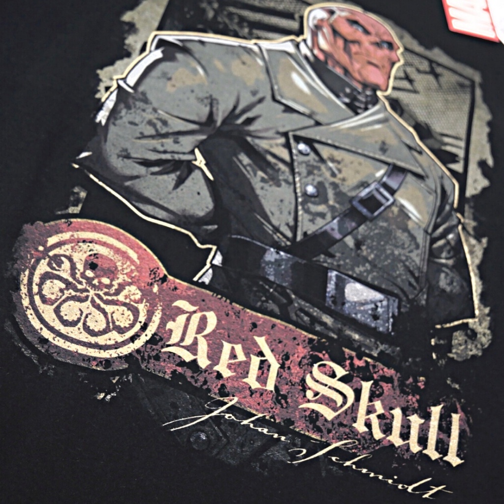Power7Shop เสื้อยืดการ์ตูน มาร์เวล Red Skull ลิขสิทธ์แท้ MARVEL COMICS T-SHIRTS (MVX-168) — صورة 5