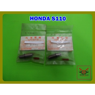 HONDA S110 INTAKE VALVE &amp; EXHUAST VALVE BUSHING SET MADE in "JAPAN" // บูชวาล์วไอดี &amp; บูชวาล์วไอเสีย งานญี่ปุ่น